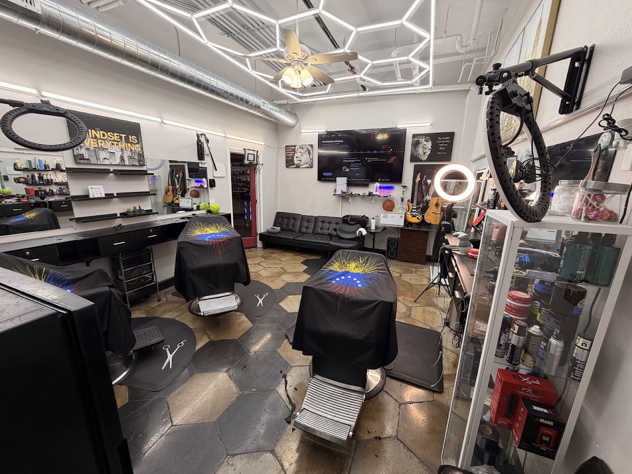 B7 Barbershop Interior
